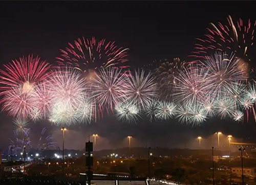 沅陵县焰火晚会